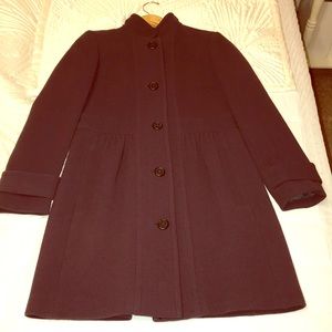 J Crew Double Cloth Wool Coat